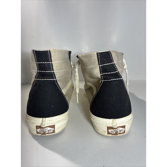 VANS Sk8-Hi Tapered Black And Gray Eco Theory Size 9.5 Men's Lace Up canvas - Picture 6 of 9